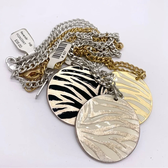 Foxy Brand Reversible Pendant Necklaces Lot of 3 NWT - Picture 2 of 3